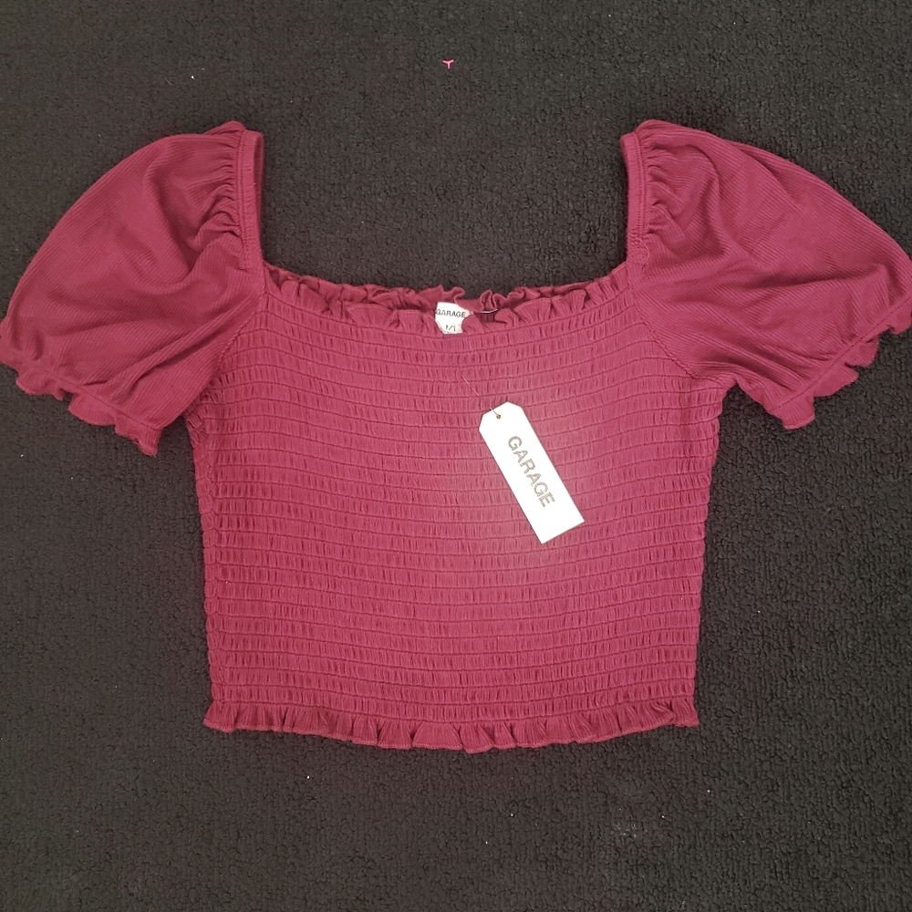 Garage Smocked Top